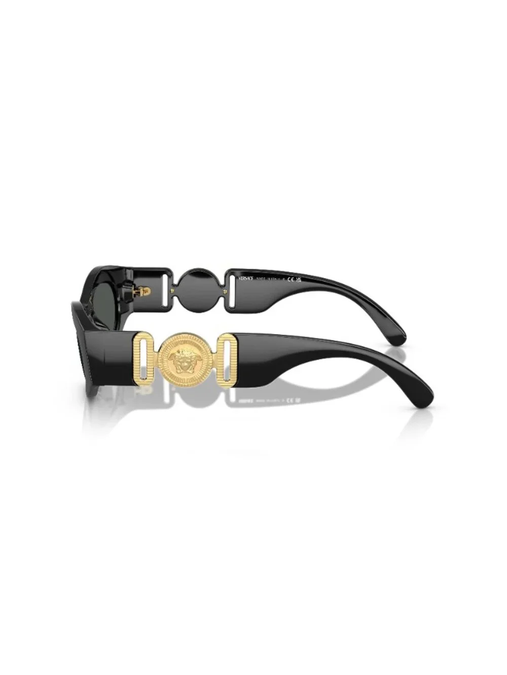 New Versace Women's Sunglasses Black Injected Frame VE4480U GB1 87 51